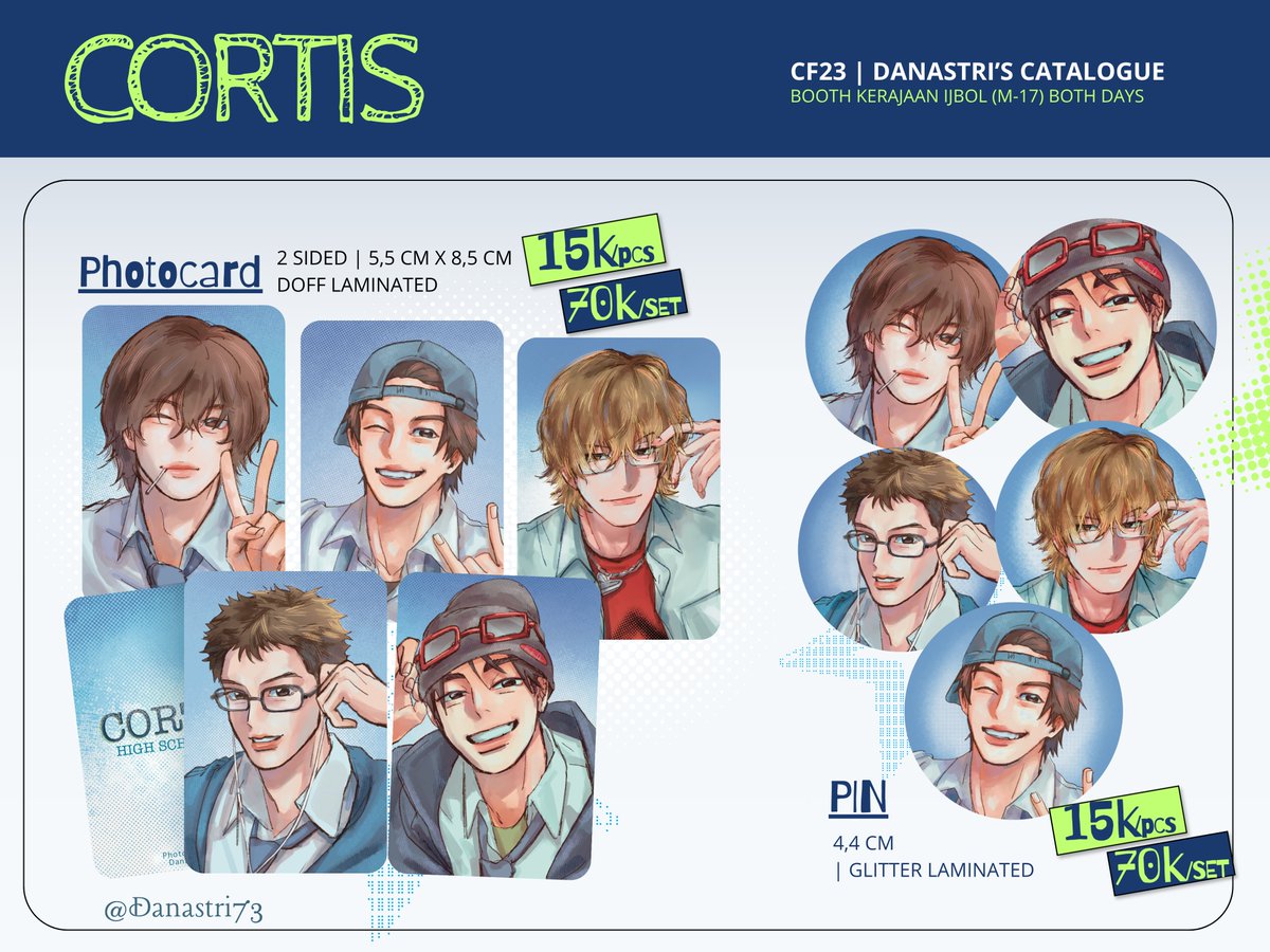 Danastri73's tweet photo. ❤️🔁 are very much appeeciated!!

 My Pre-Order catalogue for #cf23 is now open!(,; ⩌ ;,)
🗓️25-30 Sept 2026
Pick Up  Both days &amp; mail order
📌Booth Kerajaan IJBOL (M-17)

.✦ ݁˖Cortis, Pandavva, Bungo Stray dogs
🔗link below

#cf23catalogue #comifuro23 https://t.co/CHxDOtgSdX