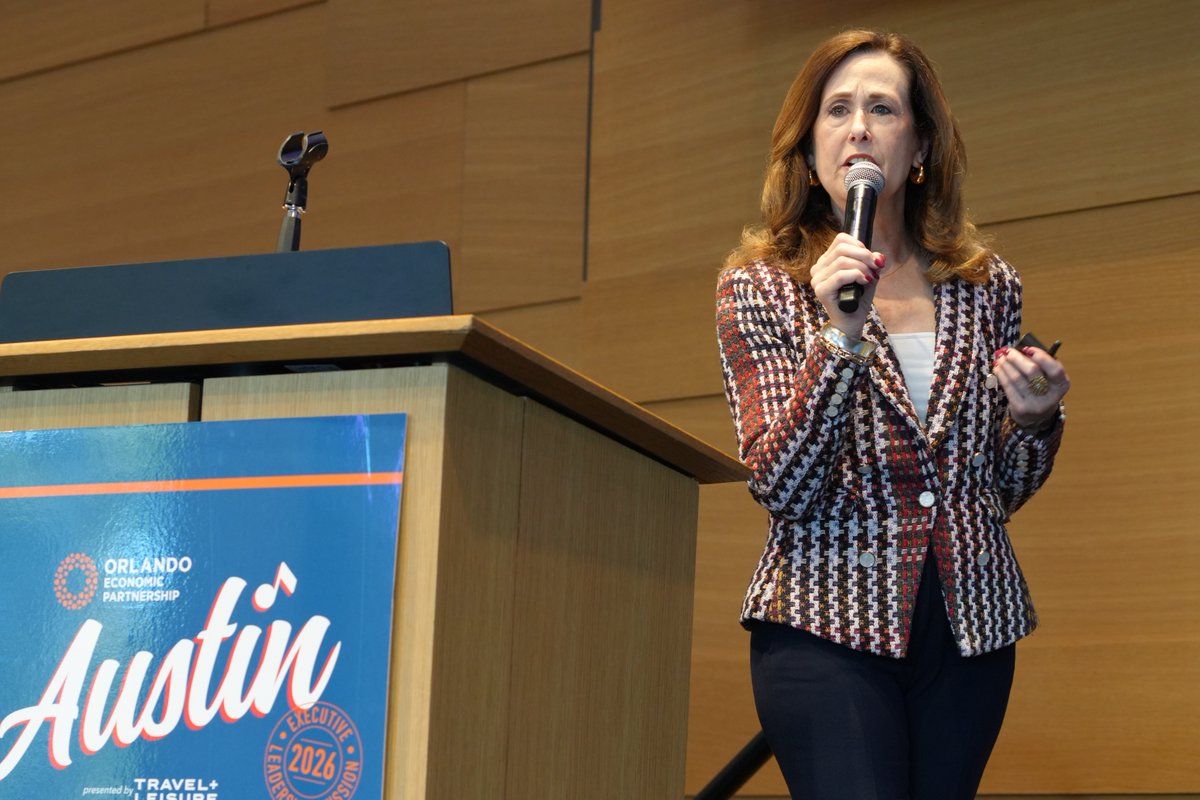 ORLPartnership's tweet photo. As part of the 2026 Austin Executive Leadership Mission, Susan Davenport, President & CEO of Opportunity Austin, shared how Austin evolved from a university town into a globally recognized innovation hub.
#AustinELM https://t.co/57LPmBMrz0