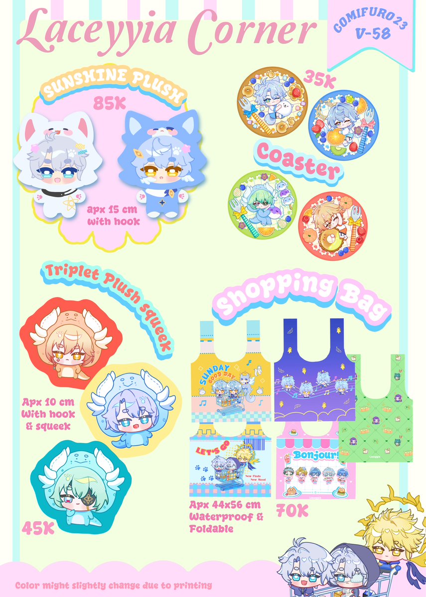 laceyyia's tweet photo. (🔁&amp;🩵 are appreciated!)

Heya!! I’m open for #CF23 Pre-Order and Giveaway!🌸

🗓️ 25 Sept - 2 Oct
📍 ASBUNERS x CCD : V58
☀️ HSR, WUWA, WWM, Tsurune, Anime Series
🌎 GO are welcome please DM first!
🔗 Pick-Up &amp; Mail : https://t.co/vUEkyqpskp

GA &amp; other details below
#Comifuro23 https://t.co/WSOoHmeikd