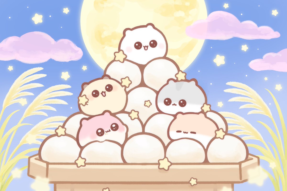 motchiri_hamu's tweet photo. 🐹🌕🎑
#中秋の名月 #十五夜 https://t.co/IAUmfw8RnT