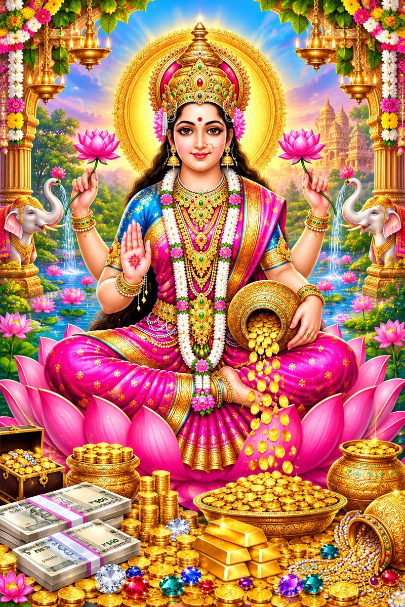Rituverma51's tweet photo. Maa Lakshmi teaches: true prosperity begins where gratitude lives.
Jai Mata Lakshmi Ji 🙏 https://t.co/Y9ogVxwgK0
