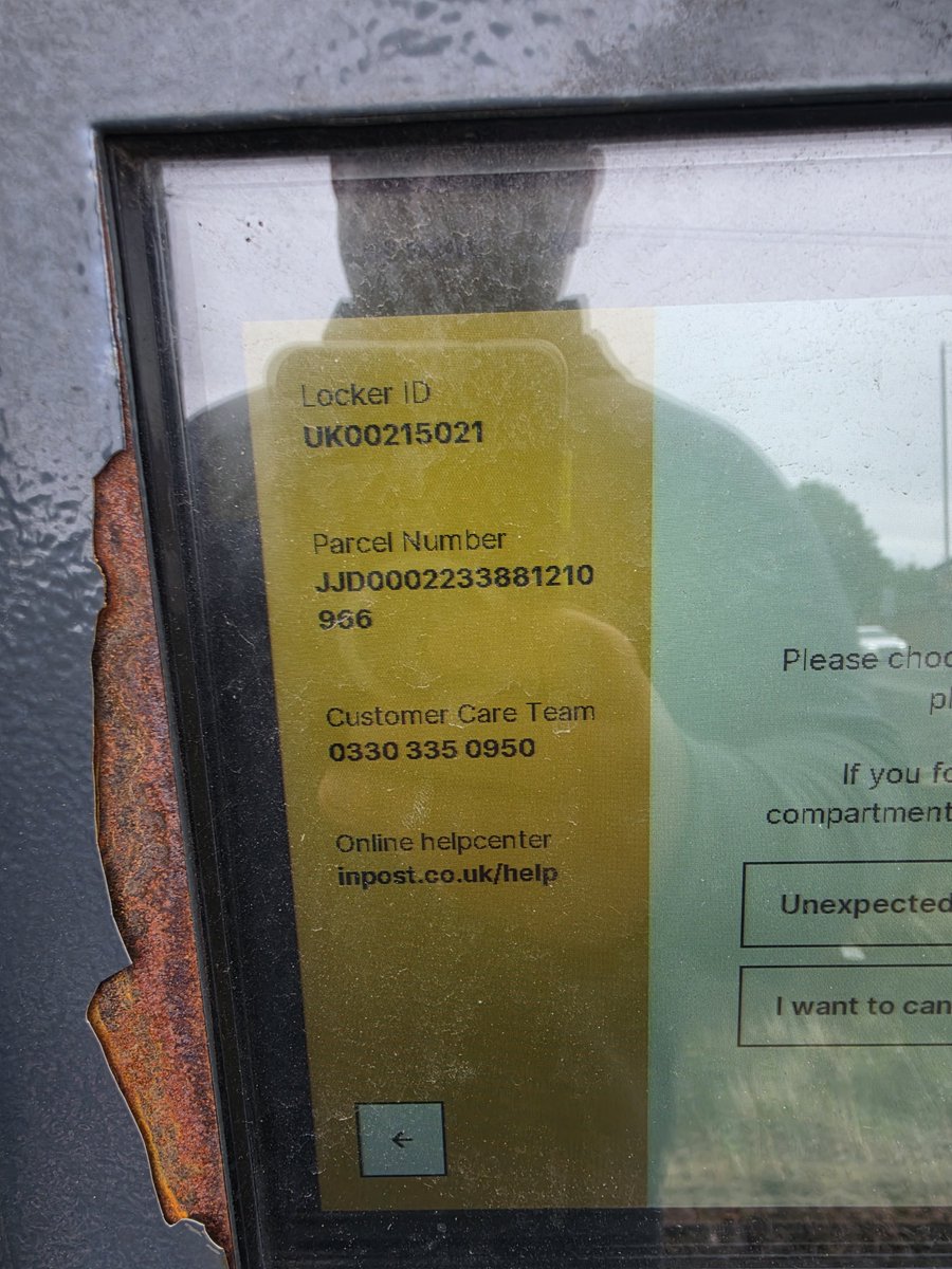 JacekKaplan's tweet photo. That machine 8 times open lockers with parcel. . Fix that.
@InPostUK https://t.co/1tCefyMc8z