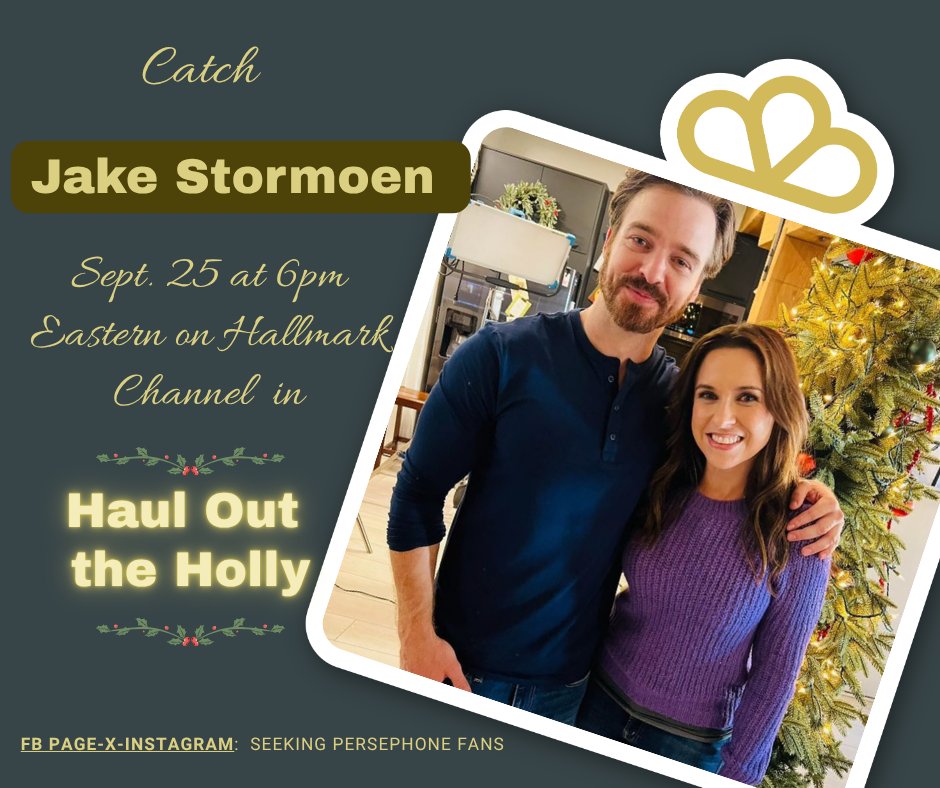 FalstoneCastle's tweet photo. #HallmarkChannel shows #ChristmasMovies every Fri night.

#JakeStormoen plays #LaceyChabert's "bad boyfriend" at the beginning of "Haul Out the Holly."  It's a fun scene!

If you'd like to watch it, tune into Hallmark Channel at 6pm Eastern this evening.

#SeekingPersephone https://t.co/EAUr0KR5zO
