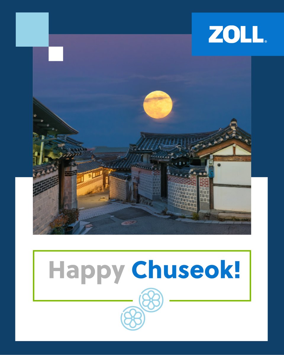 MedicalZoll's tweet photo. Wishing our followers a joyful and harmonious Chuseok!

As our friends in Korea celebrate this important festival of family, gratitude and reflection, we hope this season brings you peace, prosperity and meaningful connections with your loved ones. 💙 https://t.co/MG9mMMBFEh