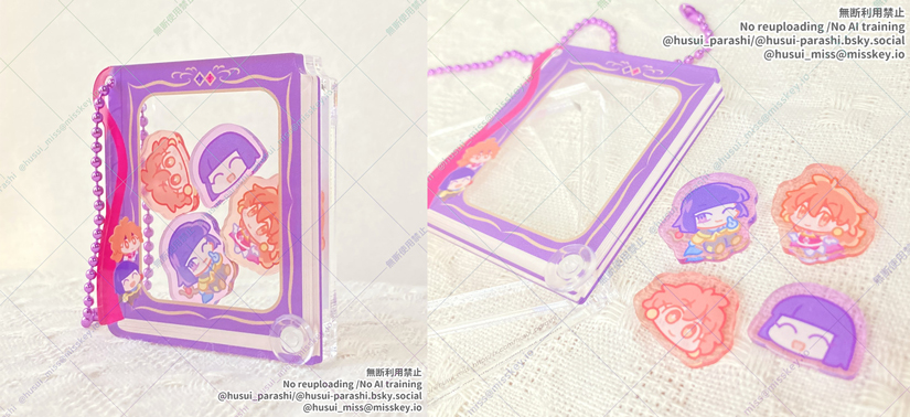 husui_parashi's tweet photo. ゼロリナのミニブロックとシャカシャカキーホルダーを印刷していただきました！
ミニブロックは表面の印刷部分がグロス加工で少しぷっくりしています。シャカシャカは試作品の色味やカットラインまわりを改善
今回も非常に綺麗に作っていただき大感謝です…🥹
BOOTHで頒布します
#好きを形にトリニティ https://t.co/YFanwiNeVd