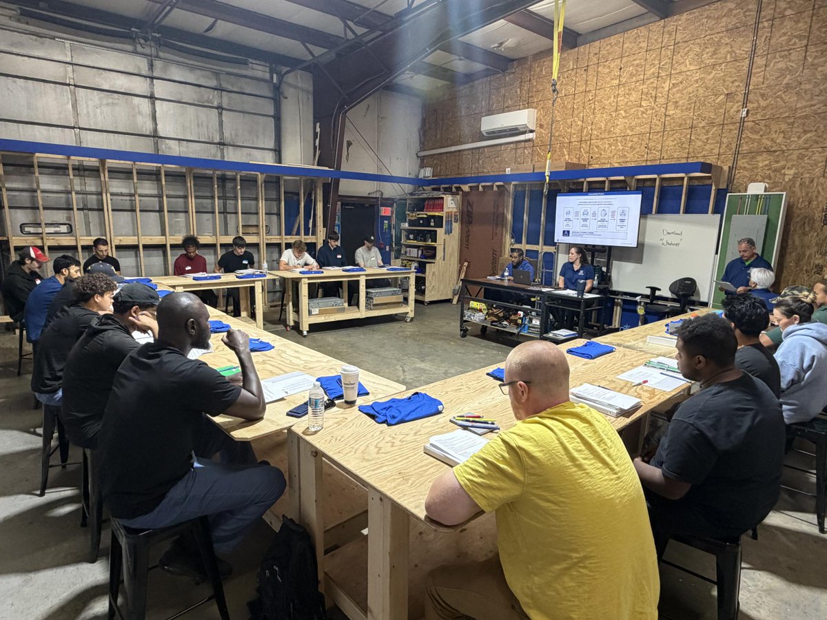 RCWPRI's tweet photo. Our Fall Electrical class is officially underway! ⚡

Students are getting hands-on and building practical skills designed to prepare them for real jobsite opportunities. https://t.co/RJ6fxLvGMX