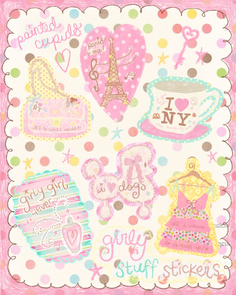 paintedcupids's tweet photo. new stickers !!!! 🧚👚⭐️🐩 
. . . a tribute to all girly girls (like me 😙!!!!!) https://t.co/8VXvrh0H3f