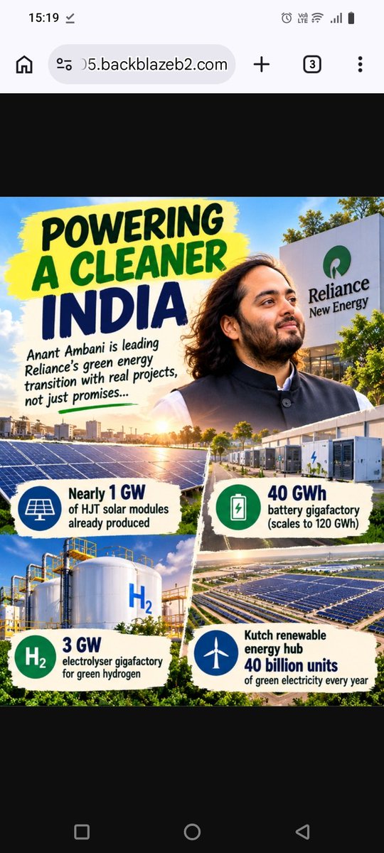 DolanBiswas9's tweet photo. #2LakhGreenJobs Anant Ambani's green-energy vision is reshaping India's future—cutting 55-60 million tonnes of CO₂ annually while creating 2 lakh sustainable jobs. Climate action meets economic growth. https://t.co/oGRmz3SQyj