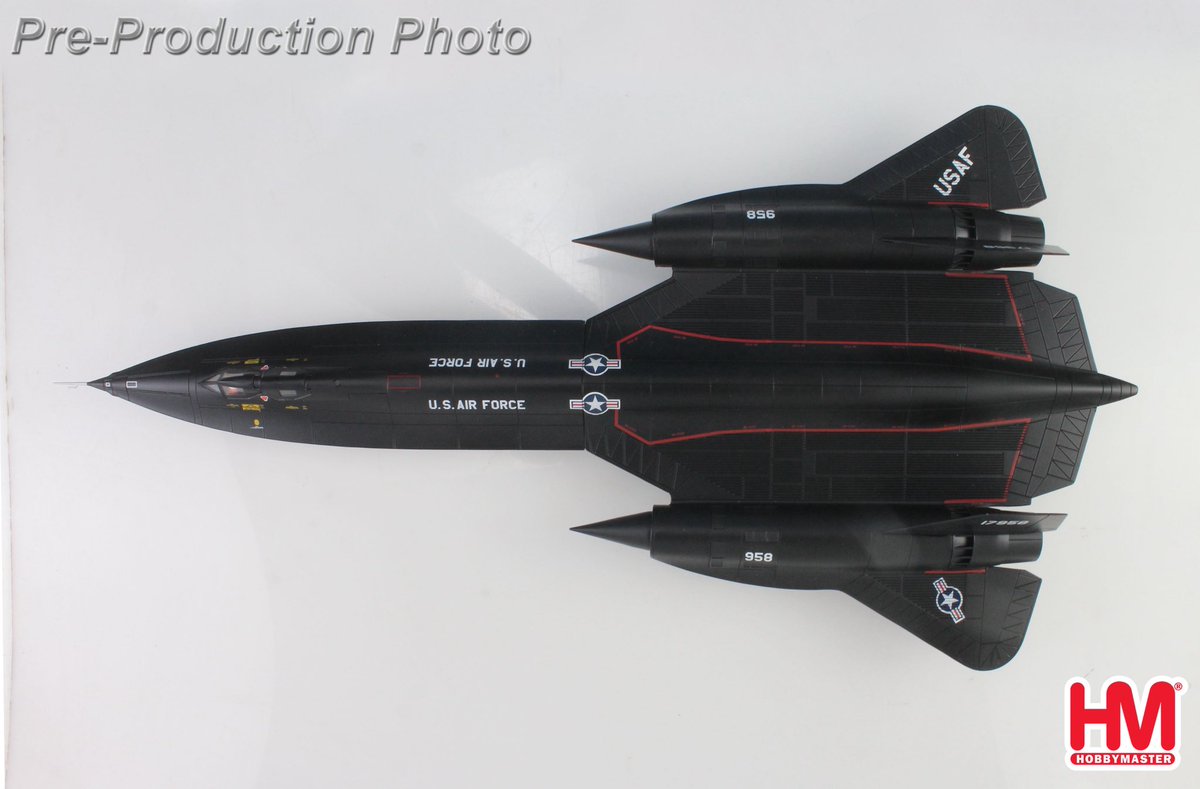 diecastdioram's tweet photo. Hobby Master HC1301 | Lockheed SR-71A Blackbird

Lockheed SR-71A Blackbird 17958, USAF, Beale AFB, 28th July 1976 "world absolute speed record holder"

Scale 1:72 / Diecast model

Pre-order now at : https://t.co/zitC7DQGF6 https://t.co/Sg0lZP9fF6
