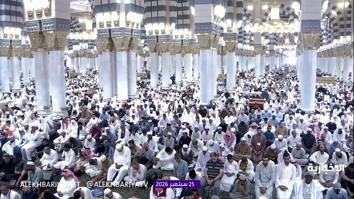 خطيب المسجد النبوي الشيخ د. صلاح البدير: استذكروا شاكرين ما أنعم الله به على بلادنا من نعمة الأمن والإيمان ووحدة الصف واجتماع الكلمة 