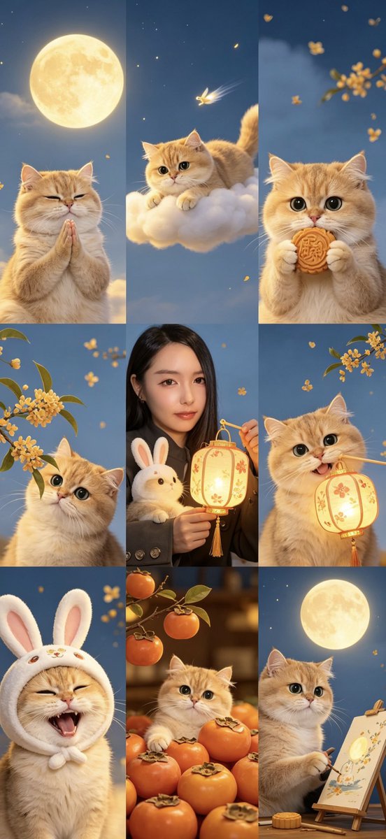 sh091325's tweet photo. Happy Mid-Autumn Festival 🎑🥮🌕 
愿你平安、快乐，健康幸福所有美好的事情都如期而来。
LOVE YOU MORE LK 25
#lookkaewkamollak #BabySorbet
#BabyCroissant
#BabyViola https://t.co/wkvMRzqKb8