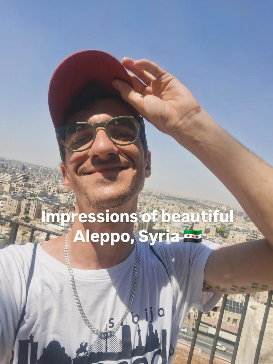 ErikLeuthaeuser's tweet photo. Happy me in beautiful Aleppo, Syria 🇸🇾 two weeks ago. Last post, I swear. 🤣♥️🥰

#aleppo #syria #syria🇸🇾 #alepposyria #travelsyria https://t.co/PE2vtjj1TG