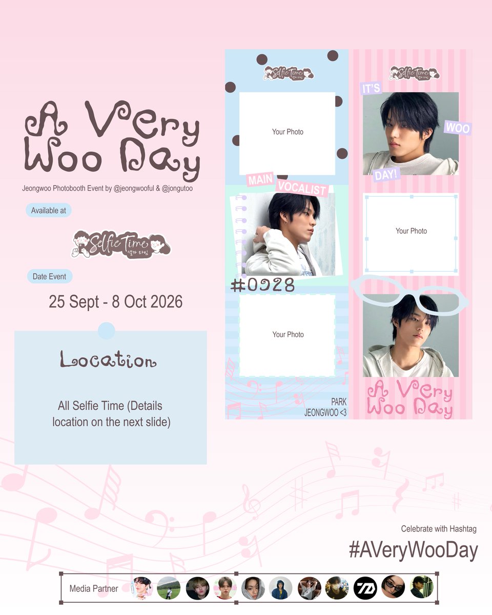 selfietimeid's tweet photo. Sambut ulang tahun Jeongwoo TREASURE dan pakai framenya dari @jongutoo π
Buruan foto, sebelum habis masa periodenya!
π
25 September - 8 Oktober 2026
π Seluruh Store Selfie Time
#SelfieTimeID #AVeryWooDay #framefanbase https://t.co/NUpJSQvuEZ