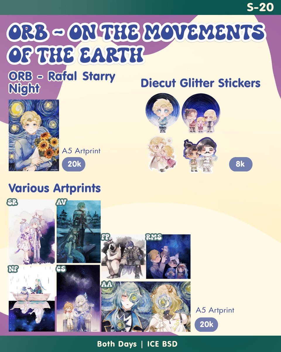 utsuyeet's tweet photo. [ Likes n RT appreciated! ❤️]  

Utsuyeet's #Comifuro23 Pre-Order Open! 
 
🛎️Pickup &amp; Mail Order (Both Days) 
⏳25 Sept - 4 Okt 2026 
🌠Fandom: Jaadugar, HSR, Genshin, ORB, ROR 
🔗PO link : https://t.co/GUbyQ7JXSz

#Comifuro23 #cf23 #comifuro23catalogue https://t.co/kM8L4NacOL