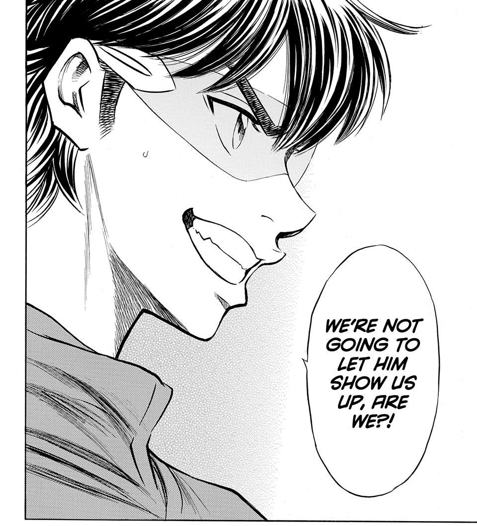 e1junz's tweet photo. how soul-stirring it must’ve been for miyuki to finally have someone who doesn’t just follow his calls, but also meets him halfway by understanding what those calls mean. i know he was thrilled after hearing about eijun’s intentions. it must’ve felt like receiving a love letter. https://t.co/WYd0wTAxVC