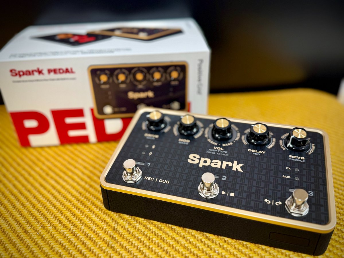 1484umeda's tweet photo. 【イシバシ梅田】
エレキ担当T！
🎉入荷しました🎉

【新製品】
#PositiveGrid / #SparkPEDAL

33種のアンプ、43種のエフェクト、10万以上のトーン
Spark 2と同等の高品質なHD Tone Engineを搭載！！

最長7時間駆動の充電式バッテリー！！

#エフェクター

是非ご来店お待ちしております！ https://t.co/hTRsd9WONR