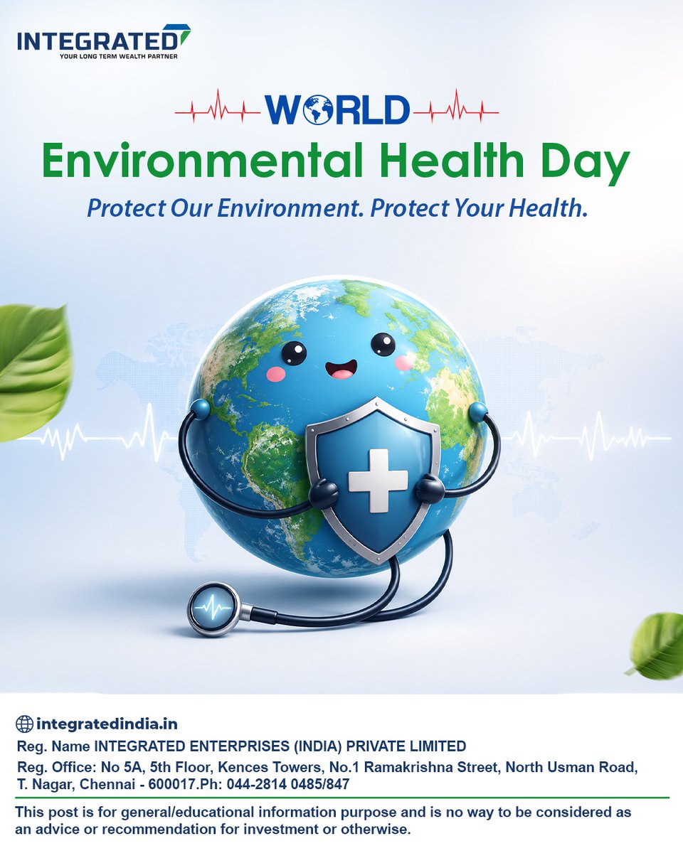 Integratedtweet's tweet photo. A healthy environment supports a healthier life. 🌍

#WorldEnvironmentalHealthDay #ProtectOurPlanet #HealthyEnvironment #EnvironmentalAwareness #IntegratedEnterprises https://t.co/4kCJeKRMS6
