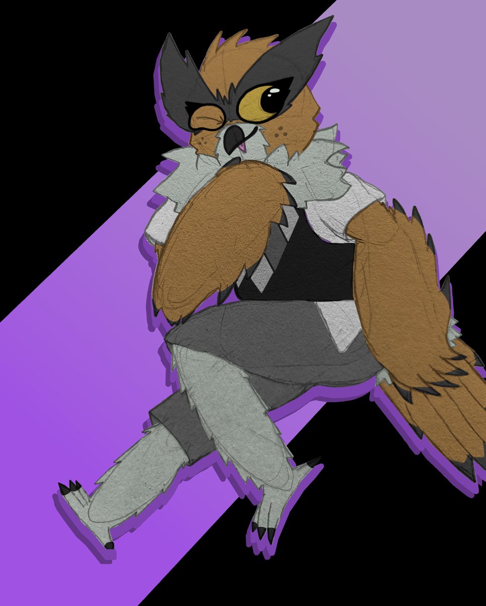TooManyBirds37's tweet photo. "Didn't forget about me, did ya? ✨💜"

It's been FOREVER since I've drawn Flynn, I had to give him a shot with my new style, I'm super happy with how this came out. I've been so laser-focused on my fantasy project that I've neglected my first, and arguably most recognizable OC! https://t.co/IYO5yASo22