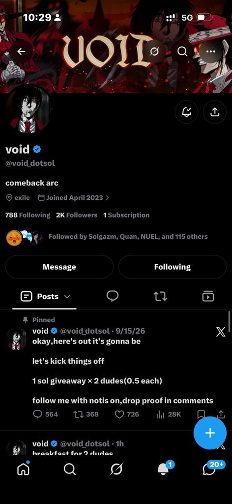 sajad2375's tweet photo. @jessimckingpin @void_dotsol Just try my chance 

AYvDVYu7wM22u4CA4ajLsK49t9GcxBkBuUM9QNipzwPG https://t.co/tL6nqImGT1