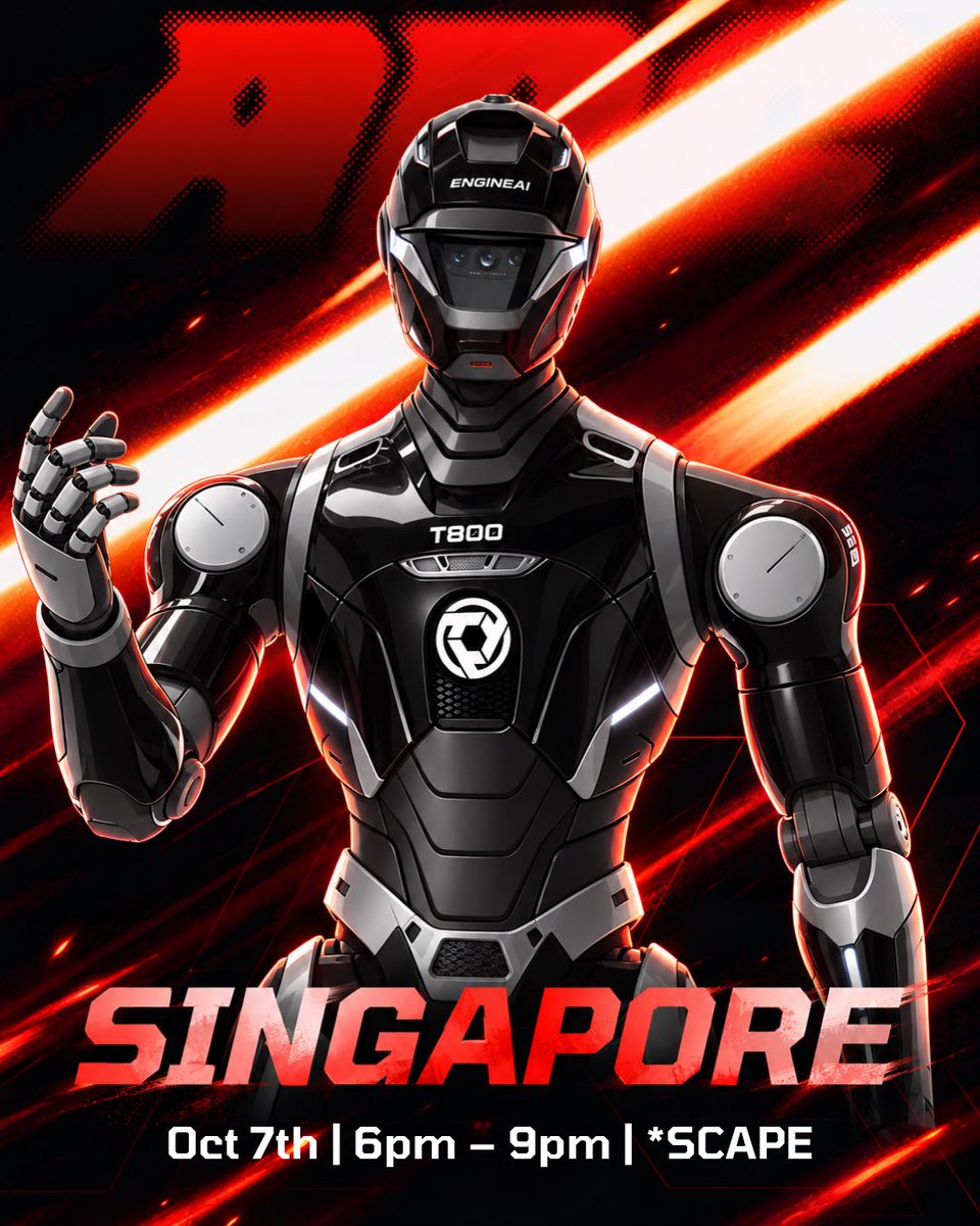 ARC_Katena's tweet photo. First Time in Singapore 🇸🇬: T800 is fighting live 🔥
We’ll see you all on 7th Oct.
📍Oct 7 | *SCAPE Singapore | 6pm - 9pm
🎟️Tickets from US$20. Link in bio.
#katena #arcnight #token2049 #robot https://t.co/1rho2Q35UG