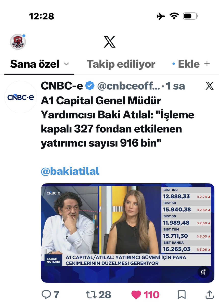 gokhanbilik1's tweet photo. 3 gün boyunca ❗️

açılışta Saat 10.01 de ❗️

Her gün ❗️TAVAN❗️a 

50 MİLYON LOT ALIŞ❗️

yollayacağım desem .. 

Kimse inanmaz di mi 👏👏👏

Fonculara peki ? 
Onlara nasıl ve neden inandınız 

Milyon kişi 15 Milyar usd emanet ettiniz 

Bir hiçe hiçliğe 

Ben ise doğruyu gösterdim hep 

Hep uyardım sizi foncu doncu dedim onlara 

Siz bugün olduğu gibi yine beni o zaman da dinlemediniz 

Şimdi de dinlemeyin 

Gösteriyorum işte ispat ederek 
#odas açık kısa short pozisyon 30 milyon lot 

Daha ne yapayım 

Aaaa pardon 
Bir de her gün 
Siz beni dinlemeyen 
Rt beğeni ricamı yerine getirmeyen 
Bana sallayan 
İtham eden 
Çamur atan 

Ücretsiz, bilgi analiz yorum paylaşma platformu olan HisseChat i indirmeyen 

❗️A TAKIMI❗️na gelmeyen

Kitle için 

Her gün Tavan’a 50 milyon lot alış yollayacağım 

Doğru ya unutmadan not alayım bunu 

Gamestop yapma şansı varken tepen tek kitle sizlersiniz 

Unutmayın 
Ne ekerseniz onu biçersiniz 

Zaten ne ektiyseniz onu biçtiniz 

Bak hisse 7 TL 

Şaka gibi 

4 KAP❗️haberi yolladı hepsi bir birinden güzel 

Venezuela diyor 

Doğal Gaz 
Petrol diyor 

Özbekistan diyor 
Altın Gümüş Antimuan diyor 

Sen peki ? 

Sen ne diyorsun ? 

Pazarlamacı Gökhan diyorsun 

O yüzden işte 

Allah’ından buluyosun 

Adalet Birlik 🇹🇷 Gökhan Bilik
❗️A TAKIMI❗️#hissechat
Takip et 👉@HisseChat 

Tıkla indir 👇

Android:
https://t.co/G1T1Gg2EIu

Apple Store:
https://t.co/dz7XPtiwoc