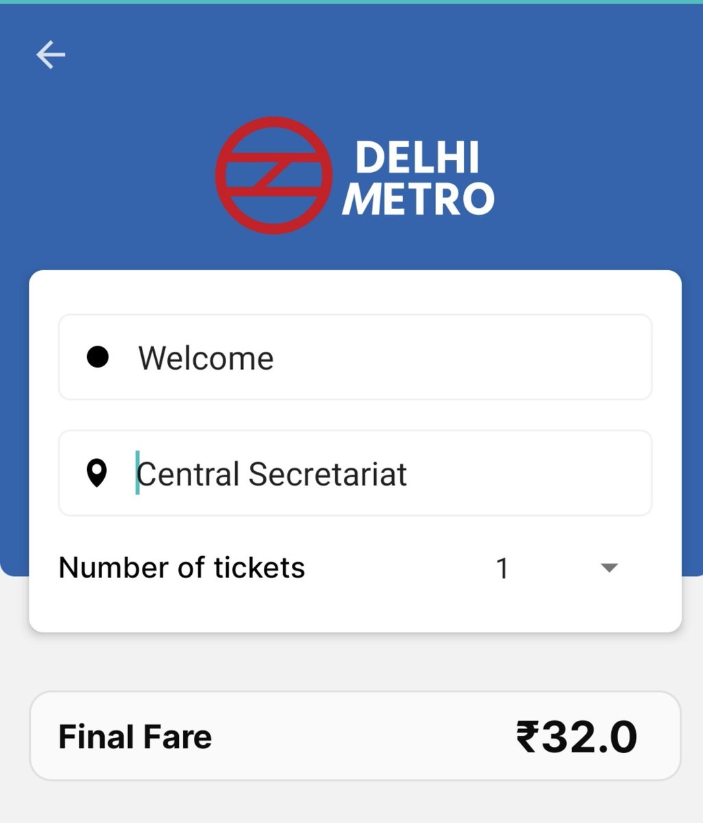 sumitbabra7's tweet photo. @OfficialDMRC @OfficialDMRC I was overcharged today after deboarding one station prior to my intended destination. Instead of the standard fare, I was charged an additional ₹10 upon exit.
Please look into this issue and process a refund:
Smart Card No: [83462454]
My boarding station - Welcome https://t.co/XdkkDSvF38