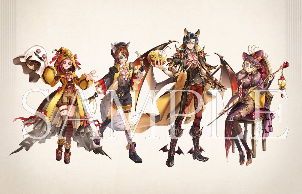Rozel_mages's tweet photo. 【お仕事】
この度、ものすごく光栄なことに、第五人格様とマリオンクレープ様のハロウィンコラボイラストを担当させていただきました！
それはもうもう、大変気合を入れてご制作させていただきました！
何卒よろしくお願いいたします٩( ᐛ )و✨

#マリオンクレープ
#第五人格 https://t.co/X9X79XgTex