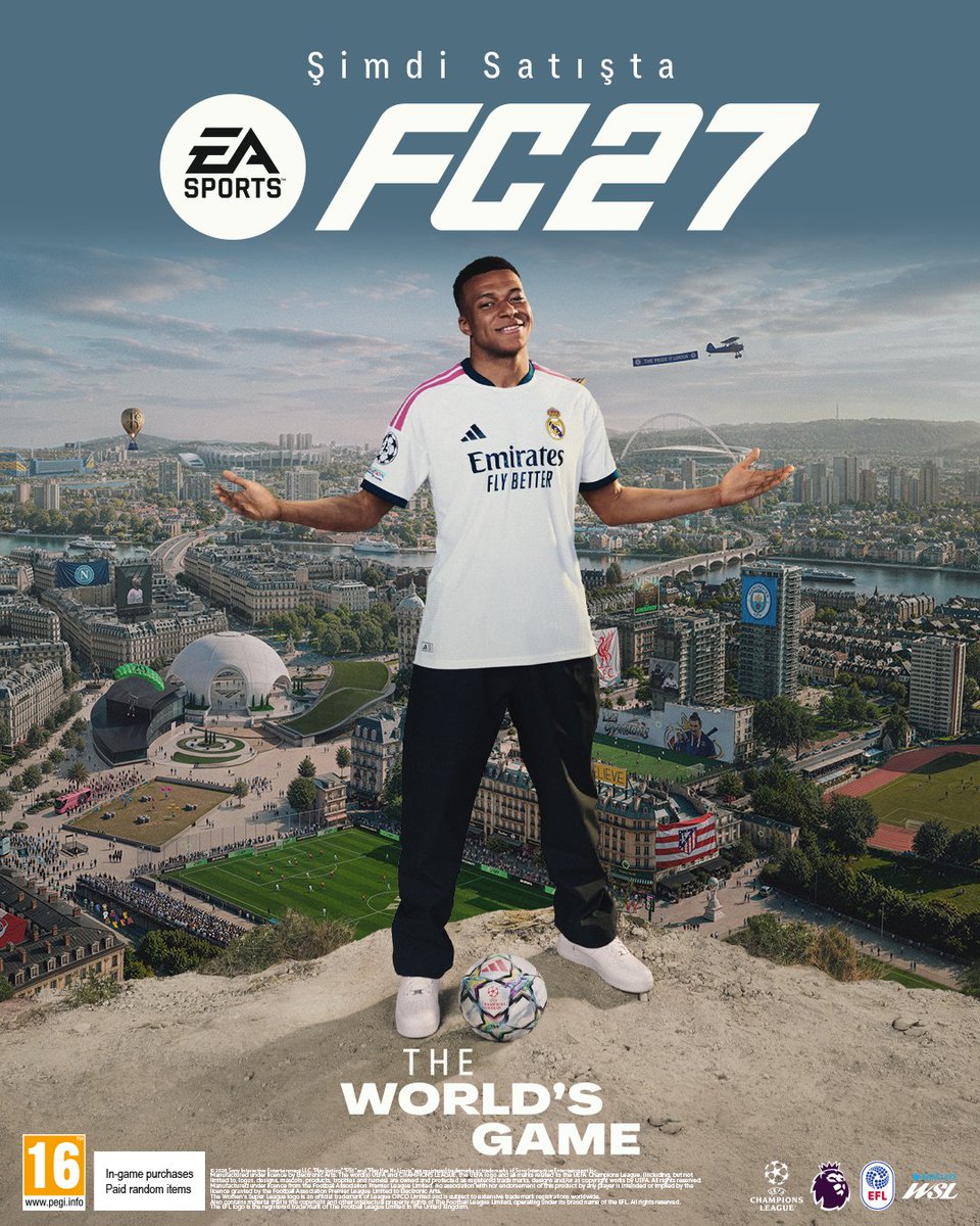 OverGame's tweet photo. EA SPORTS FC 27 OverGame’de ⚽️

PlayStation 5, Nintendo Switch 2 ve PC seçenekleriyle EA SPORTS FC 27 Standard Edition, Kanyon - Akasya OverGame mağazalarında ve Web mağazamızda seni bekliyor!

#OverGame #FC27 #EASportsFC27 #PlayStation5 #NintendoSwitch2 https://t.co/YLtkeJPXEp