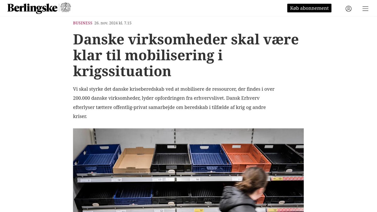 postbox9M730's tweet photo. @tv2newsdk Har i bemærket, at alt bevæger sig i samme retning?
MFs regering vil helt sikkert følge NATOs artikel 5 fuldt ud (se støtten til Ukraine, der ikke er medlem).
180.000 mobiliseringssoldater (nogle vil blive sendt til Østfronten)...
Gutter, tag det alvorligt. 😉 https://t.co/bE2ifMqUJm