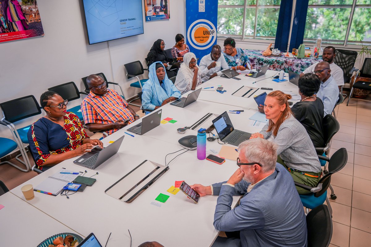 PNUD_Tchad's tweet photo. Le PNUD Tchad renforce ses capacités en matière d’égalité de genre à travers une formation dédiée dans le cadre du processus #GenderSeal. Ensemble, faisons progresser l’inclusion et l’égalité dans nos programmes et opérations. #GenderEquality https://t.co/jU1x3OfR8D
