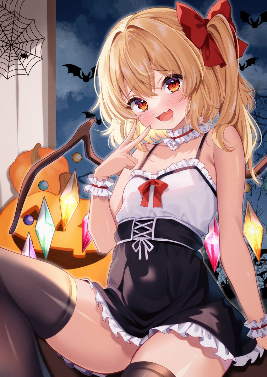 shk_love0422's tweet photo. 新規フランちゃん🎃🦇🍬
秋も近いのでハロウィン要素少し入れました https://t.co/shF5w10RO6