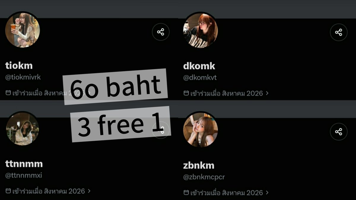 dkomkvt's tweet photo. ทวิตเตอร์ X เปล่า เดือนเก่า  
♡ ขึ้น แท็ก เทสได้ ทุก แท็ก

  6o baht
 ( 3 แถม 1 )

💬dm or line: bess-bess55
https://t.co/xWZcoS5cbq
x #ขายแอคทวิต #ขายทวิต #ขายแอค x https://t.co/TLfoptmMsQ