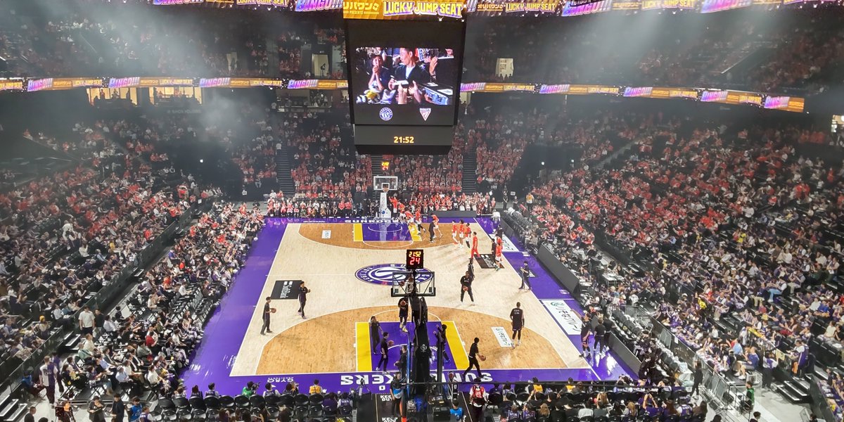 pipyo14's tweet photo. 今日はここから🏀
東京サンロッカーズ🆚千葉ジェッツ https://t.co/S4QveTTXKe