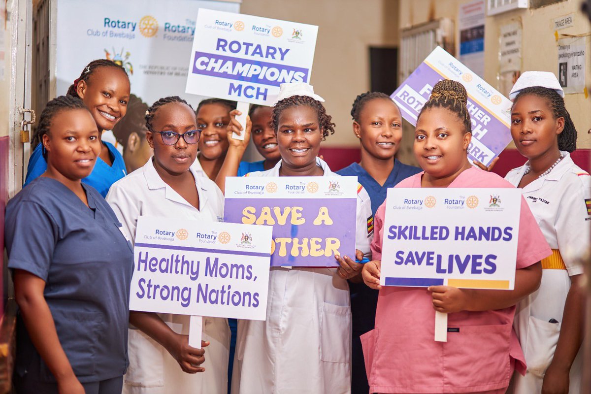 RcBwebajja's tweet photo. The training officially started on 22nd September! 🩺

We are equipping midwives with hands-on skills in Basic Emergency Obstetric and Newborn Care (BEmONC), strengthening their ability to respond to critical situations and provide safer care for mothers and newborns.

This Rotary project will reach 120 midwives across 51 health facilities in Kabarole, Isingiro, Kazo and Wakiso.

Investing in midwives is investing in healthier mothers, safer births and stronger communities.

#Rotary #MaternalHealth #NewbornHealth #BEmONC #ServiceAboveSelf