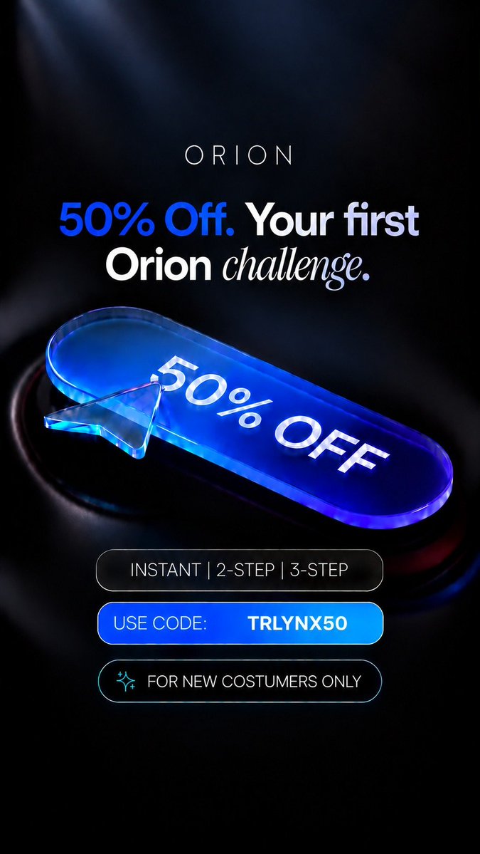 TradeLynx_Fx's tweet photo. 🚨 $50,000 ORION FUNDED GIVEAWAY 

We’re giving away 5 × $10K Funded Accounts to 5 lucky winners! 🔥💰

Want to join? It’s simple 👇
✅ Follow @OrionAffiliates
✅ Follow @orionfundedcom
✅ Follow @TradeLynx_Fx
❤️ Like & Repost this post

That’s it! 🚀

5 winners × $10K = $50,000 TOTAL 💰🔥

Don’t miss your chance to get funded with Orion Funded! @Orionfundedcom

Good luck everyone! 🍀🚀