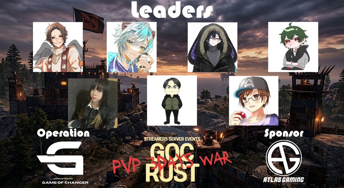 game_of_changer's tweet photo. 🔥 【『GOCRust』二次募集スタート！／最終メンバー大募集！】 🔥

豪華リーダー陣（配信者）と挑む3日間限定サーバー🎮
 ⚔️ 『GOCRust PVP 3Days War』 ⚔️

一次募集でたくさんのご応募ありがとうございました！
 好評につき、一般参加メンバーの【二次募集（最終枠）】を開始します！🔥

💬 「まだ迷ってた…」「初心者だし…」という方も大歓迎！
・ファーム / 建築 / IGL / ムードメーカー…どんな強みも大活躍！ 
・ソロ参加・エンタメ勢・PvP未経験者も大歓迎です！

🗓️ 開催: 10/9(金)〜10/11(日) 19:00〜25:00 
📺 ドラフト生配信: 10/7(水) 21:00〜 GOC公式Ch

🔻 応募方法（最終締切: 10/4 23:59]まで）
① @game_of_changer をフォロー＆この投稿をいいね&RT 
② 下記フォームから応募👇 https://t.co/eoJvU0Smws

※定員に達し次第、受付を終了する場合があります！お早めにご応募ください！

#GOCRust #RUST #ストリーマーサーバー #配信者募集