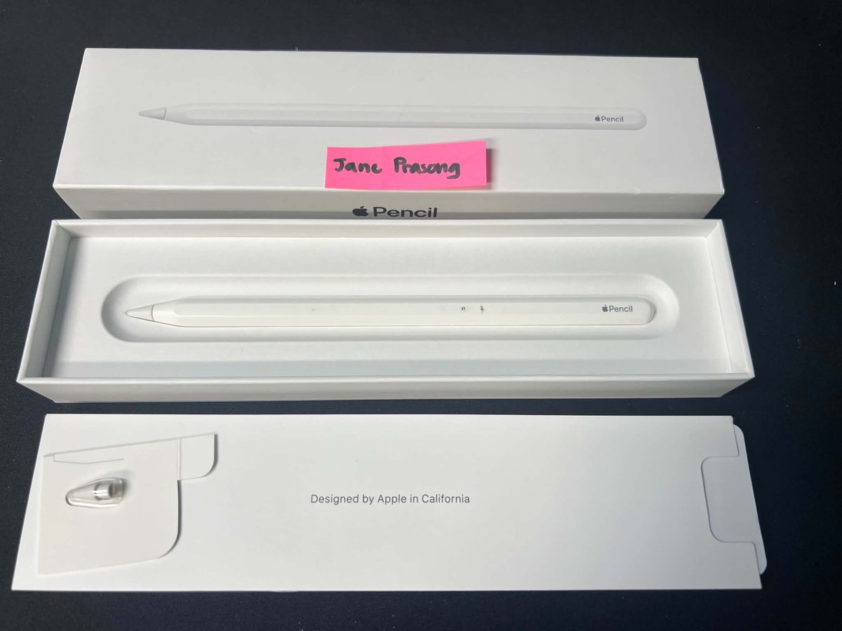 Janeprasong_'s tweet photo. ขาย/ส่งต่อ apple pencil gen 2
✏ เขียนได้ปกติ
✏ มีร่องรอยการใช้งานเล็��น้อย ( รอยถลอก เคสกัด )
✏ มีกล่อง
✏ ลดราคาขาย 850.- รส. 
✏ ขายตามสภาพรับประกัน 14 วัน
🎁ื  แถมหัวให้ 

สนใจ dm 💓

#applepencil #applepencilมือ2 #ปากกาไอแพด #ตลาดนัดapple #ส่งต่อไอแพด #ส่งต่อปากกาไอแพด https://t.co/D7JYdFUYAM