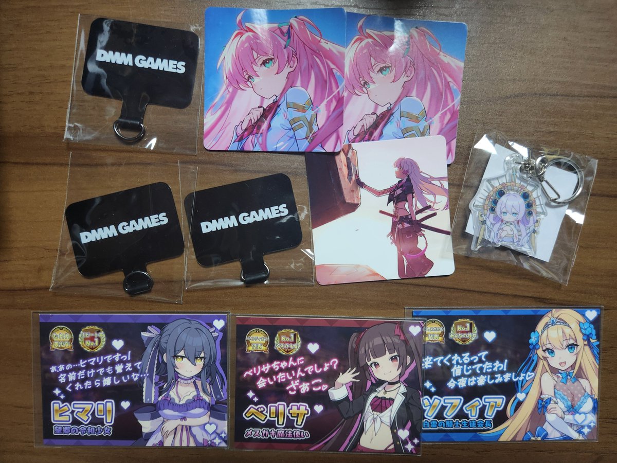 9mZ5DjcLUP36thz's tweet photo. そういえばDMMブースでの戦利品載せ忘れていました(今更)
ヒマリちゃん来てくれて嬉しい…
#TGS2026
#DMMGAMES
#マブガル
#ドットアビス https://t.co/890369958h