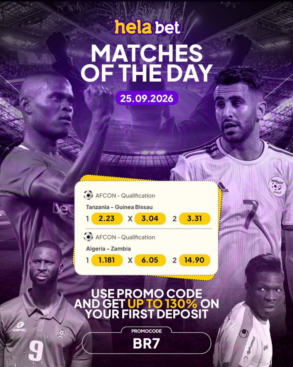 boomrotic's tweet photo. Friday pick of the day

Code: 44U6L

Join the Helabet crew, get 180% on your very first deposit. Use promo code "BR7".

Reg link in comment⬇️⬇️ https://t.co/JjBEX77NaH
