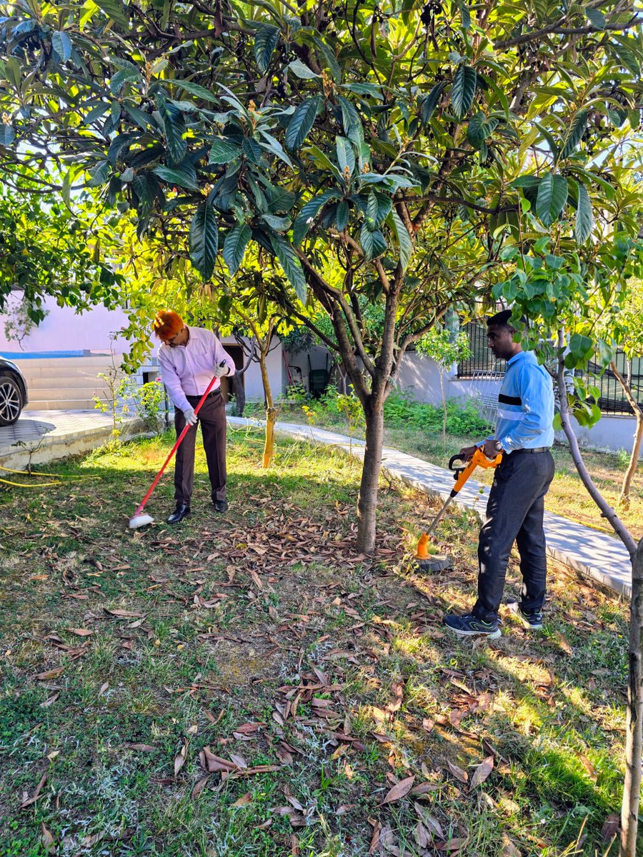 IndiainAlbania's tweet photo. As part of #SwachhataPakhwada2026, the Embassy of India in Tirana undertook a cleanliness and beautification drive to create a cleaner, greener and more welcoming environment.

@MEAIndia 
@narendramodi 
@DrSJaishankar https://t.co/HPg6asM3E9