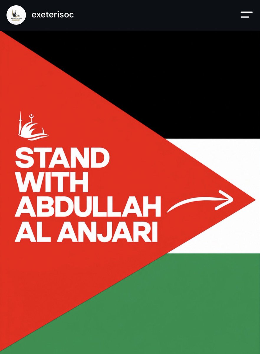 abdullahanjari's tweet photo. أخيراً، بيان صادر من النادي الإسلامي في جامعة إكسيتر دعماً لموقفي.

(1/2) https://t.co/ZMkKcIgvHV