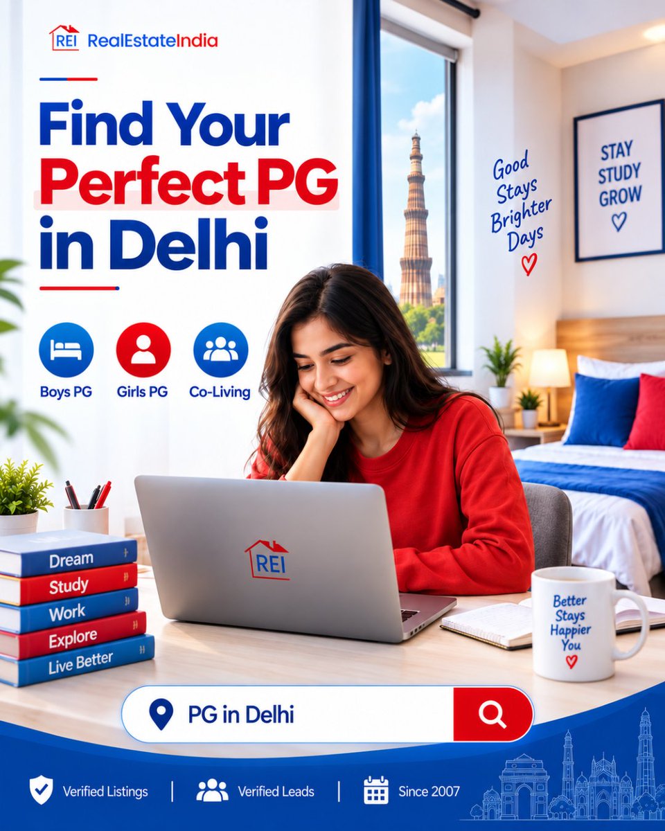 propertydir's tweet photo. 🏡 Find Your Perfect PG in Delhi!

Explore Boys PG, Girls PG &amp; Co-Living spaces with RealEstateIndia.

✨ Find a comfortable stay that suits your lifestyle!

🌐 https://t.co/QrPaTbURPb
#PGinDelhi #RealEstateIndia #CoLiving #DelhiPG https://t.co/42XpLPTxjC