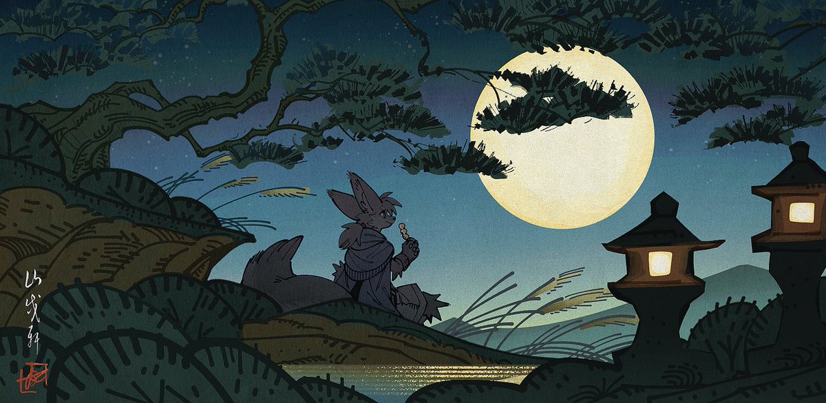 Yamainu_ken's tweet photo. お月見🍡🌕🌾 https://t.co/oXrITwLEYk