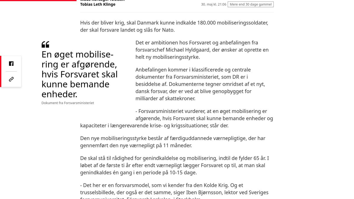 postbox9M730's tweet photo. @tv2newsdk Har i bemærket, at alt bevæger sig i samme retning?
MFs regering vil helt sikkert følge NATOs artikel 5 fuldt ud (se støtten til Ukraine, der ikke er medlem).
180.000 mobiliseringssoldater (nogle vil blive sendt til Østfronten)...
Gutter, tag det alvorligt. 😉 https://t.co/bE2ifMqUJm