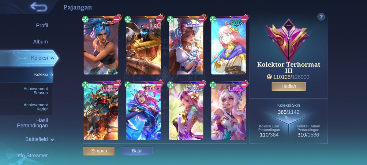 mistiauuu's tweet photo. WTS AKUN ML
all data full aman
log moonton (bisa ce)
allkos
emblem max
skin 365
price 998k (bisa nego tapi ngotak dikit)
more info cdm
Sl sisa 3
Wdp 19h
#zonauang #jualakunml #mlbb #moonton #jualakun https://t.co/yYop0qq3o8