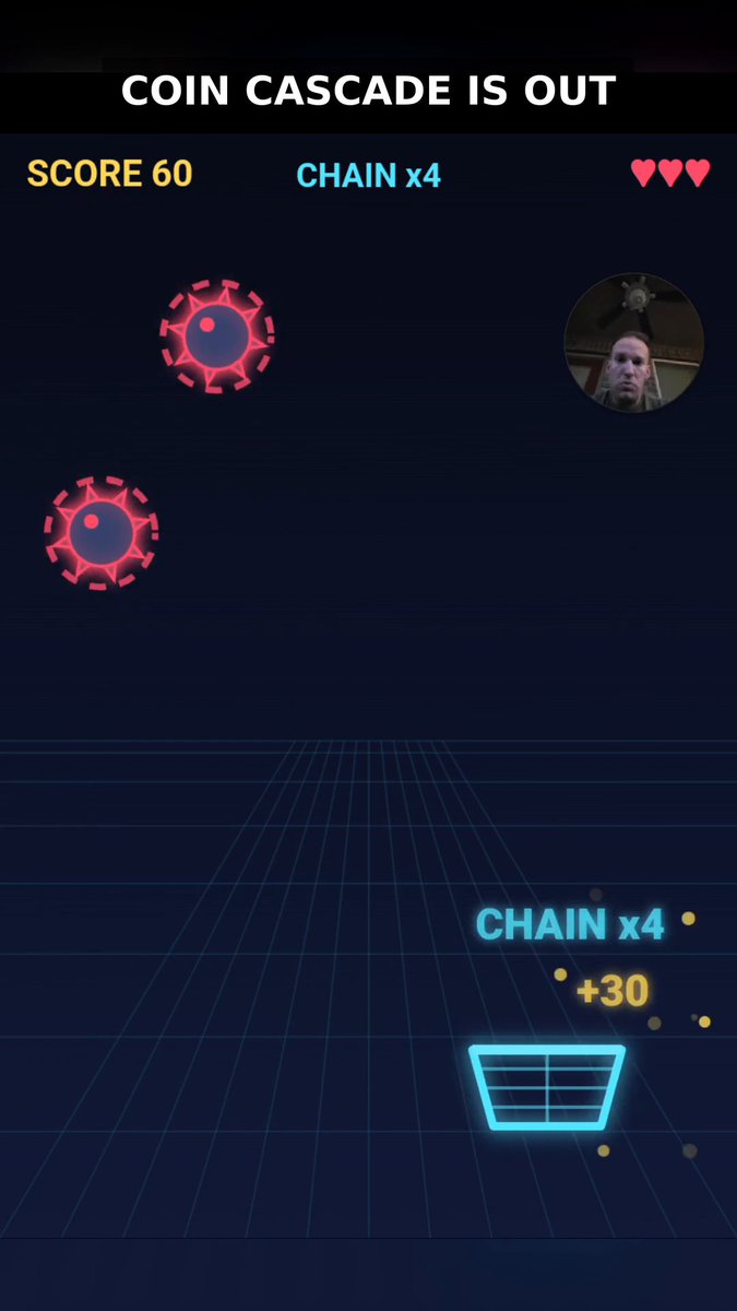 ChiveArcade's tweet photo. One week of Coin Cascade.

Best score from your replies so far: 12,450.

Catch coins. Build the chain. Avoid bombs. Protect three lives.

Weekend challenge: beat it.

https://t.co/FR7UvXMDc8

#indiegames #gamedev https://t.co/q9L1utq7nB
