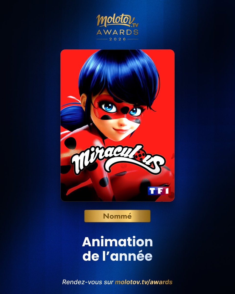 MolotovTV's tweet photo. Quel programme doit remporter l’award de l’animation de l’année ? Votez dès à présent sur ce lien : https://t.co/AoLDglsSNy 🏆 #MolotovTVAwards https://t.co/2jbiEVrBJc