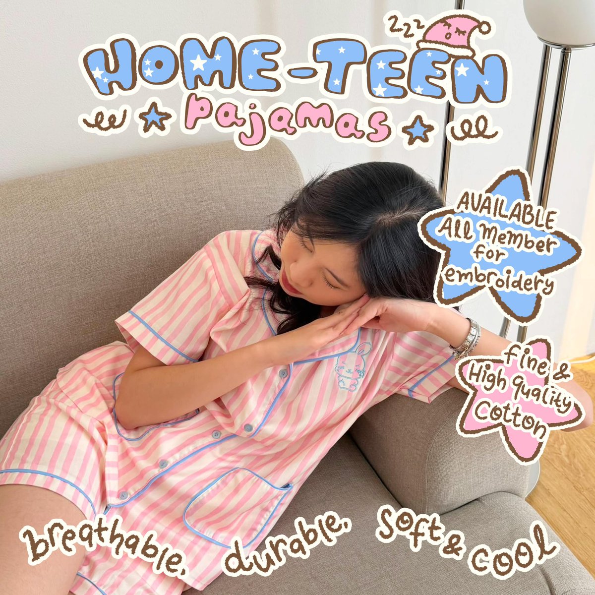 jajanbarengmj's tweet photo. Pre-Order Home-Teen Pajamas by JajanbarengMJ☁️

⌗ PO Period : until 05 October 2026.
⌗ Price 195.000 - 245.000
⌗ Available 3 Version / 13 Design
⌗ Order Link : https://t.co/EL2A0EZc0E

✈︎ WW GO feel free to DM

Don’t miss it ˙𐃷˙ https://t.co/jDajNg3V9D