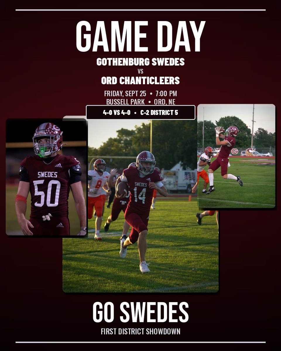 GothenburgFB's tweet photo. GAMEDAY #SwedesUp⚔️ https://t.co/gL23em6dKI