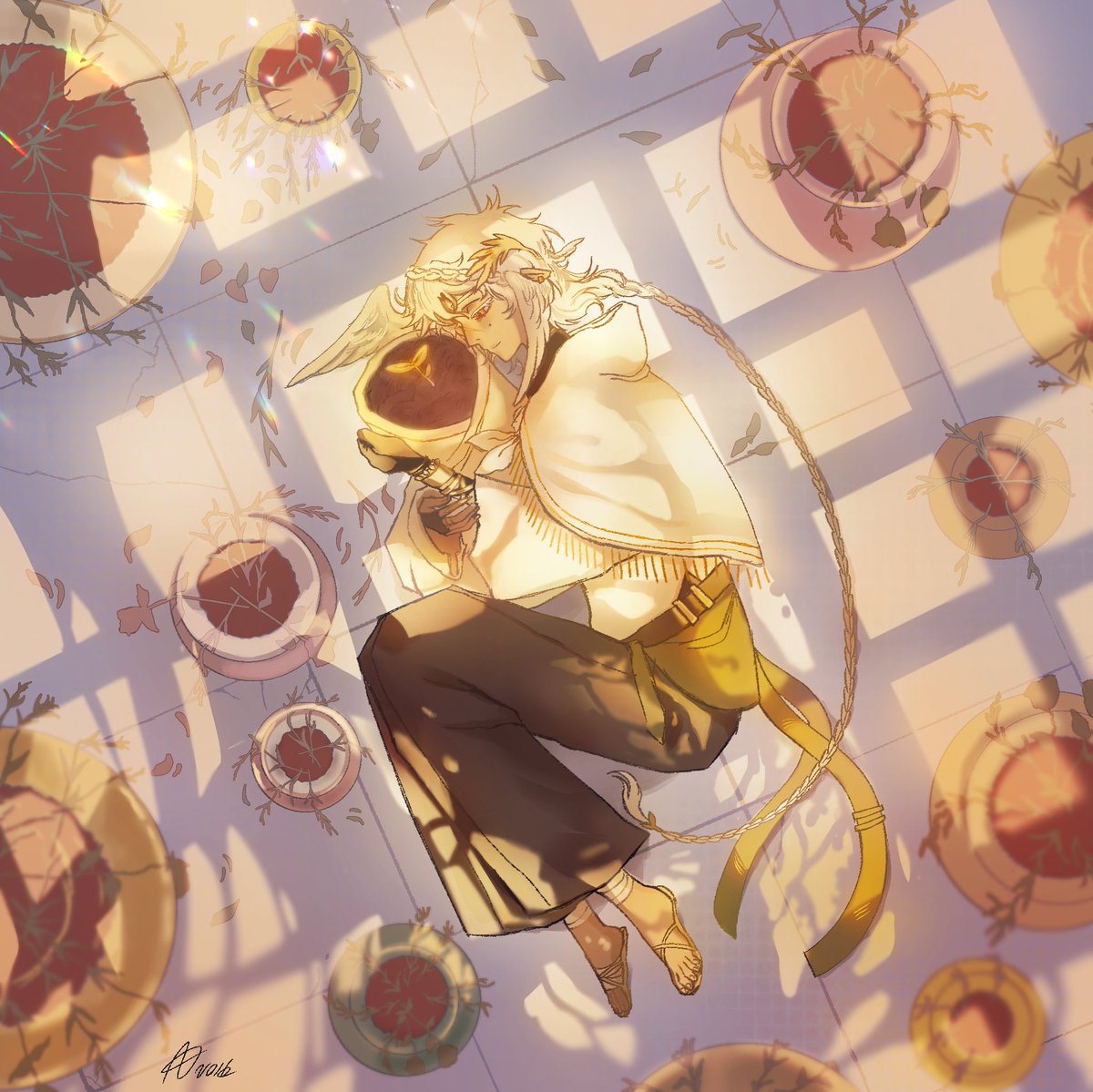 Antil1qu3's tweet photo. if nutrients are what you lack,
i will water you with every drop of blood i have.

#saparata #saparatafanart https://t.co/Sg83S1AbFs